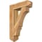 Ekena Millwork Balboa Arts and Crafts Rough Sawn Bracket w/ Offset Brace, Western Red Cedar, 8"W x 28"D x 40"H BKT0806X28X40BOA03RWR - alternate 1